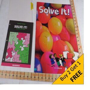Solve It Out BIG BOOK (almost 2 feet tall) with teacher pages CLASSROOM SIZE